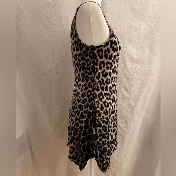 Leopard Print Sleeveless Tunic Size Small Petite - Picture 4 of 13